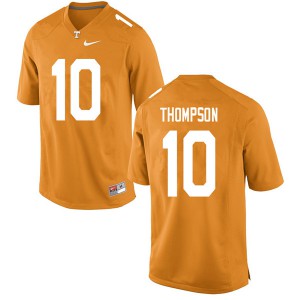 #10 Bryce Thompson UT Men Stitch Jersey Orange