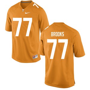 #77 Devante Brooks UT Men High School Jerseys Orange
