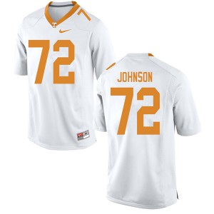 #72 Jahmir Johnson Tennessee Vols Men Alumni Jerseys White
