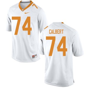 #74 K'Rojhn Calbert Tennessee Vols Men Player Jerseys White