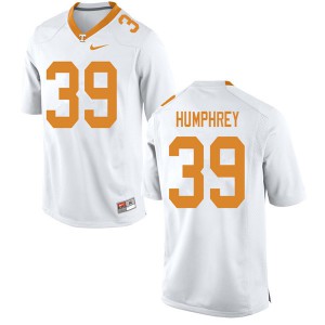 #39 Nick Humphrey Tennessee Men College Jerseys White