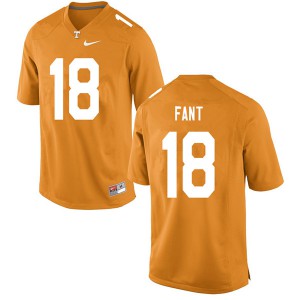#18 Princeton Fant Vols Men Stitched Jersey Orange
