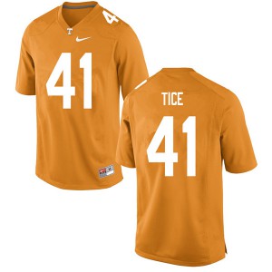 #41 Ryan Tice Tennessee Volunteers Men High School Jerseys Orange