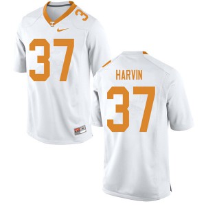 #37 Sam Harvin UT Men Football Jerseys White