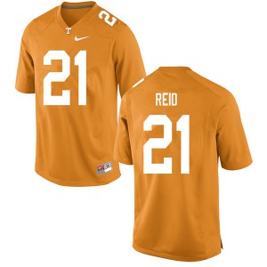 #21 Shanon Reid Tennessee Men Stitched Jersey Orange