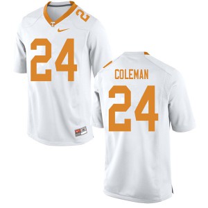 #24 Trey Coleman Tennessee Vols Men Alumni Jersey White