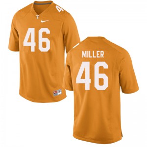 #46 Cameron Miller Tennessee Men College Jersey Orange