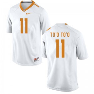 #11 Henry To'o To'o Tennessee Vols Men Football Jerseys White