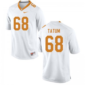#68 Marcus Tatum Tennessee Volunteers Men Stitched Jersey White