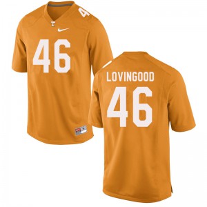 #46 Riley Lovingood Tennessee Vols Men Stitched Jersey Orange