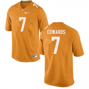 #7 Romello Edwards Tennessee Volunteers Men Stitch Jerseys Orange