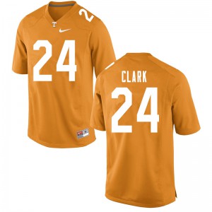 #24 Hudson Clark Tennessee Men Stitched Jersey Orange