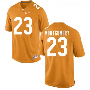 #23 Isaiah Montgomery Tennessee Vols Men NCAA Jersey Orange