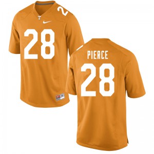 #28 Marcus Pierce Tennessee Volunteers Men Football Jerseys Orange
