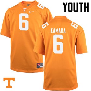 #6 Alvin Kamara Tennessee Vols Youth University Jerseys Orange