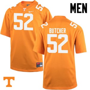 #52 Andrew Butcher Tennessee Vols Men High School Jersey Orange