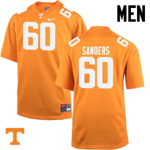 #60 Austin Sanders UT Men NCAA Jerseys Orange