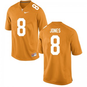 #8 Bradley Jones UT Men NCAA Jerseys Orange