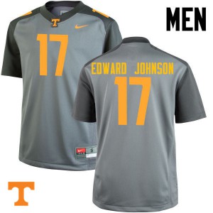 #17 Brandon Edward Johnson UT Men Stitch Jersey Gray