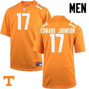 #17 Brandon Edward Johnson Tennessee Volunteers Men Official Jerseys Orange