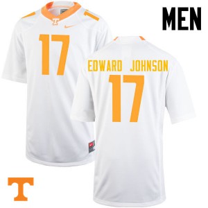 #17 Brandon Edward Johnson Vols Men University Jersey White