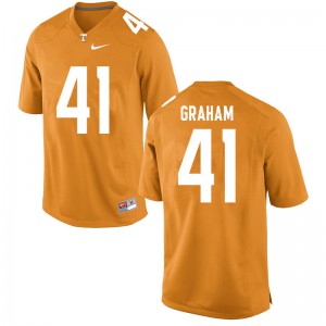 #41 Brett Graham UT Men Official Jersey Orange