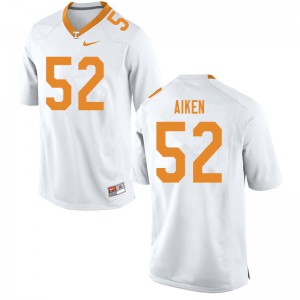 #52 Bryan Aiken Tennessee Vols Men Player Jerseys White