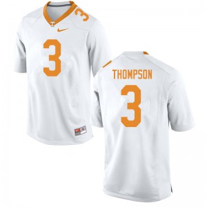 #3 Bryce Thompson Tennessee Vols Men University Jersey White