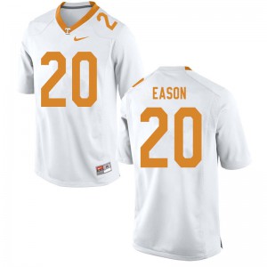 #20 Bryson Eason Tennessee Men Stitch Jerseys White