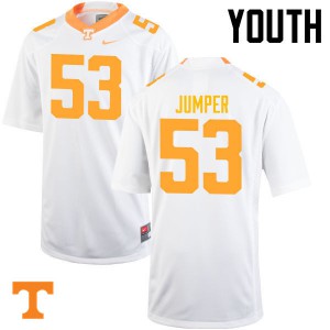 #53 Colton Jumper Vols Youth Football Jersey White