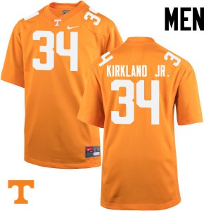 #34 Darrin Kirkland Jr. Vols Men Embroidery Jersey Orange