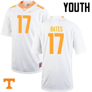 #17 Dillon Bates UT Youth University Jersey White