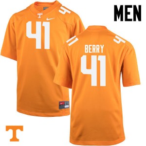 #41 Elliott Berry Tennessee Volunteers Men NCAA Jersey Orange