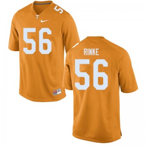 #56 Ethan Rinke Tennessee Volunteers Men Football Jersey Orange
