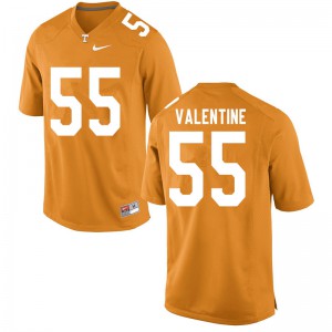 #55 Eunique Valentine Vols Men Official Jerseys Orange