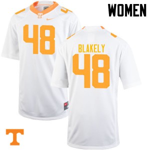 #48 Ja'Quain Blakely Tennessee Vols Women High School Jersey White