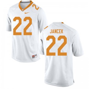 #22 Jack Jancek Tennessee Men College Jersey White
