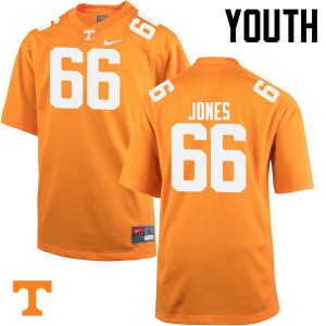 #66 Jack Jones Tennessee Youth Player Jerseys Orange