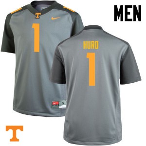 #1 Jalen Hurd Tennessee Men Football Jerseys Gray