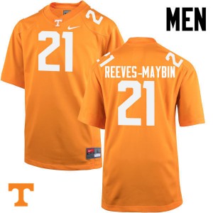 #21 Jalen Reeves-Maybin UT Men University Jerseys Orange