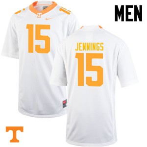 #15 Jauan Jennings Tennessee Volunteers Men High School Jerseys White