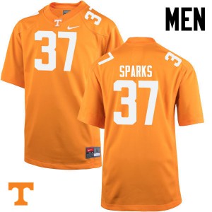 #37 Jayson Sparks Tennessee Vols Men NCAA Jerseys Orange