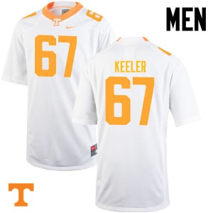 #67 Joe Keeler UT Men Football Jerseys White