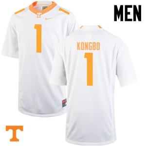 #1 Jonathan Kongbo Tennessee Men Stitched Jerseys White