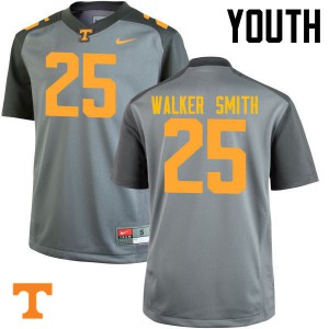 #25 Josh Walker Smith Vols Youth High School Jerseys Gray