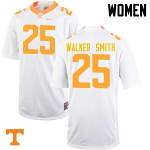 #25 Josh Walker Smith Tennessee Volunteers Women Official Jersey White