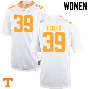 #39 Kendal Vickers Tennessee Women Official Jersey White