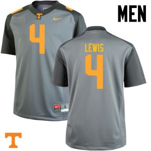#4 LaTroy Lewis Tennessee Men Alumni Jerseys Gray