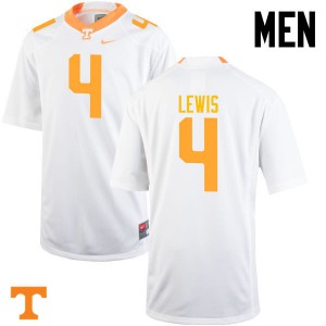 #4 LaTroy Lewis Tennessee Men Official Jerseys White