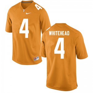 #4 Len'Neth Whitehead Tennessee Men Official Jerseys Orange